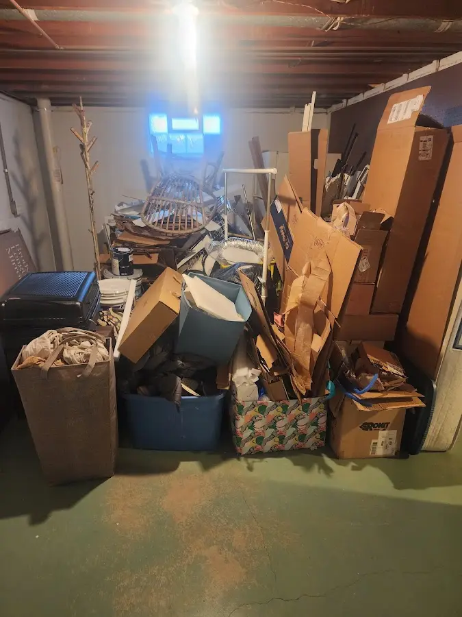 Roll-off dumpster container at job site for Construction Dumpster Rental in Royersford